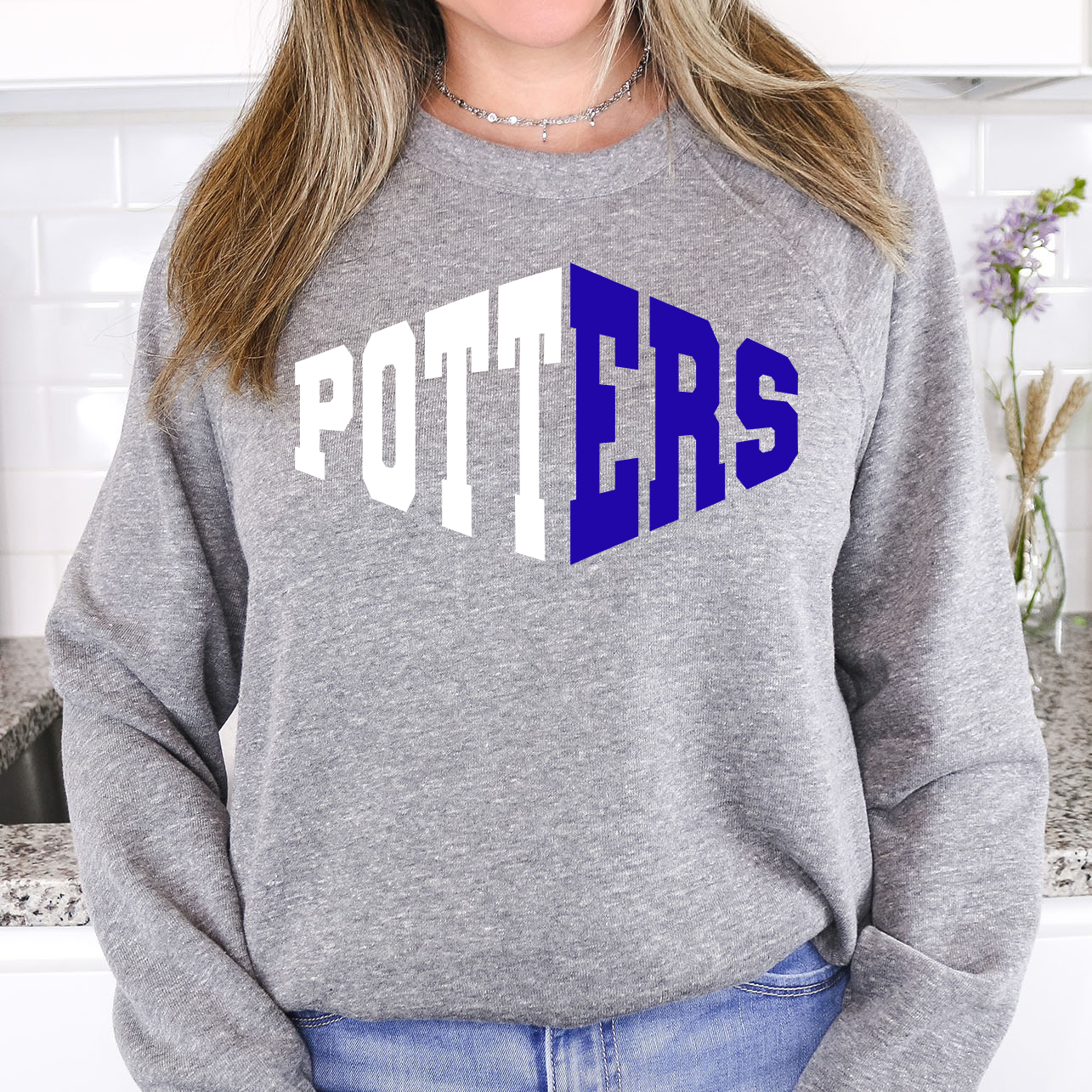 Potters Warped Two Color Game Day DTF Print