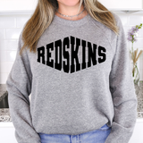 Redskins Warped Two Color Game Day DTF Print