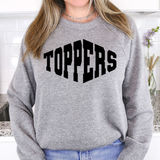 Toppers Warped Two Color Game Day DTF Print