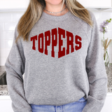 Toppers Warped Two Color Game Day DTF Print