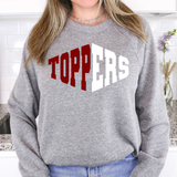 Toppers Warped Two Color Game Day DTF Print