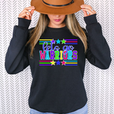 Warriors Lets Go Multi Color DTF Print