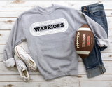 Warriors Retro Team Oval DTF Print