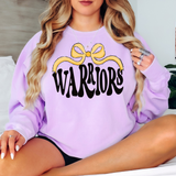 Warriors Wide Ribbon DTF Print