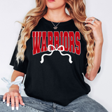 Warriors Team Arch with Bow DTF Print