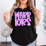 Warriors Checker Sketch DTF Print