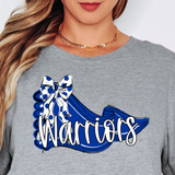 Preppy Warriors Pennant DTF Print
