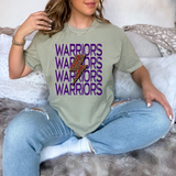 Warriors Baseball Bolt DTF Print