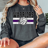 Warriors Volleyball Grunge DTF Print