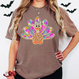 Watercolor Painted Turkey DTF Print