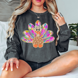 Watercolor Painted Turkey DTF Print