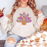Watercolor Painted Turkey DTF Print