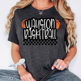 Wauseon Basketball Checker DTF Print