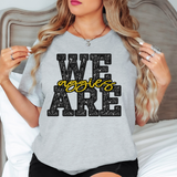 We Are Aggies Glitter Effect DTF Print