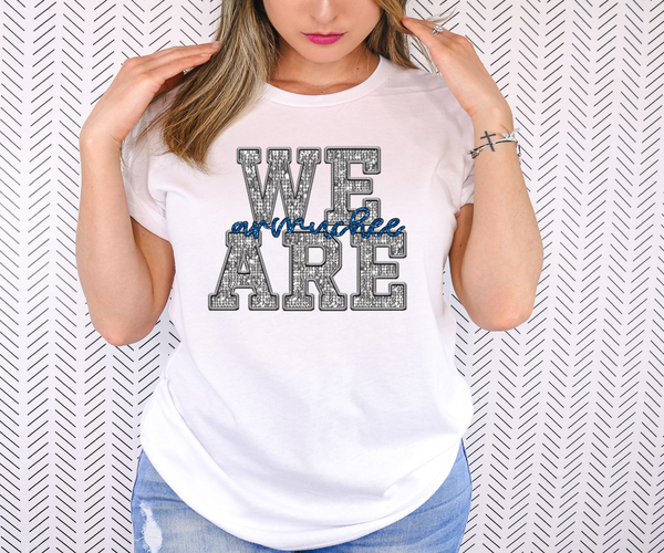 We Are Armuchee Faux Sequin DTF Print