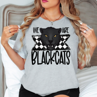 We Are Blackcats Checker DTF Print