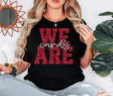 We Are Cards Glitter Effect DTF Print