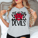 We Are Devils Checker DTF Print