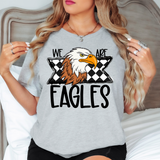 We Are Eagles Checker DTF Print