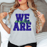 We Are Eagles Glitter Effect DTF Print