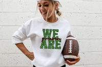 We Are Greenwave Glitter Effect DTF Print