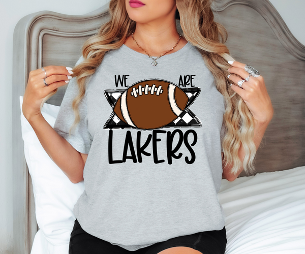 We Are Lakers Checker DTF Print