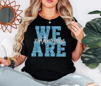 We Are Northern Freeze Glitter Effect DTF Print