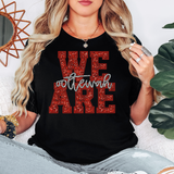 We Are Ooltewah Glitter Effect DTF Print