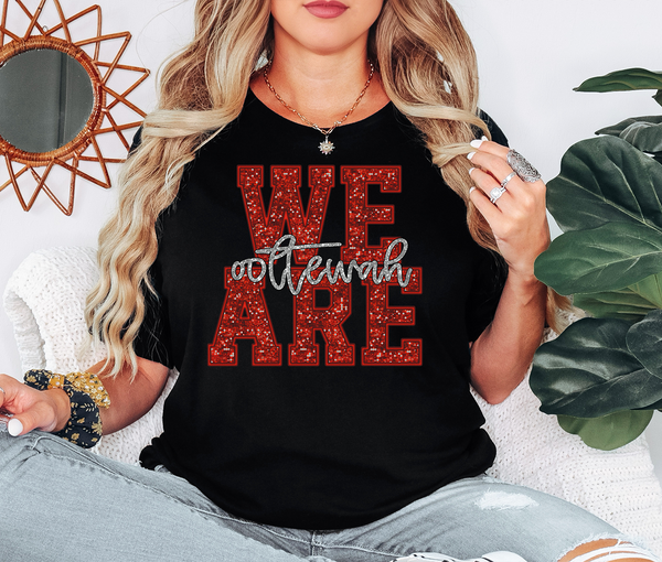 We Are Ooltewah Glitter Effect DTF Print