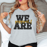 We Are Pepperell Faux Sequin DTF Print