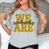We Are Seahawks Glitter Effect DTF Print