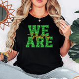 We are Trojans Glitter Effect DTF Print