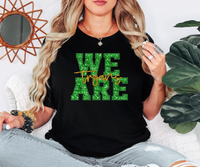 We are Trojans Glitter Effect DTF Print