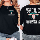 Western Cowgirls Dont Cry Wild Ones DTF Print
