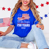 We The People Patriotic 1776 Flag DTF Print