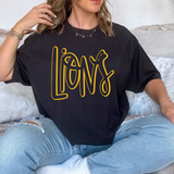 Lions Whisper DTF Print