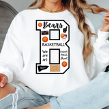 Bears Basketball Collage Teams DTF Print