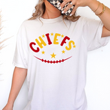 Chiefs Star Football DTF Print