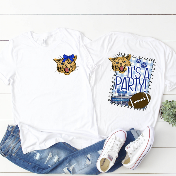 Kentucky Party Football DTF Print