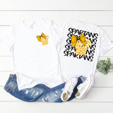 Spartans Basketball Net Bow DTF Print