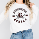 Riverside Rebels Circle Team DTF Print