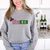Wicked Faux Embroidery DTF Print