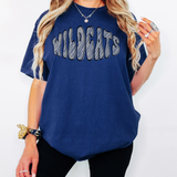 Wildcats Alternative Black Sketch DTF Print