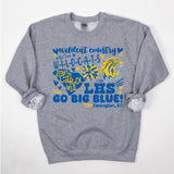 Wildcat Country Tyopgraphy DTF Print