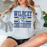Wildcat Cross Country Grunge DTF Print