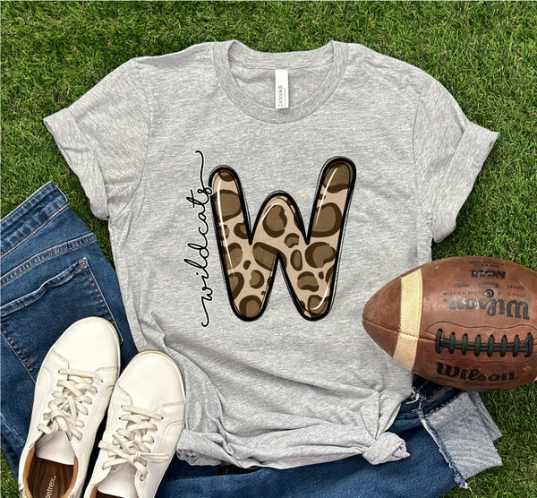 Wildcats PowderPuff Leopard DTF Print