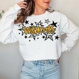 Wildcats Retro Star DTF Print