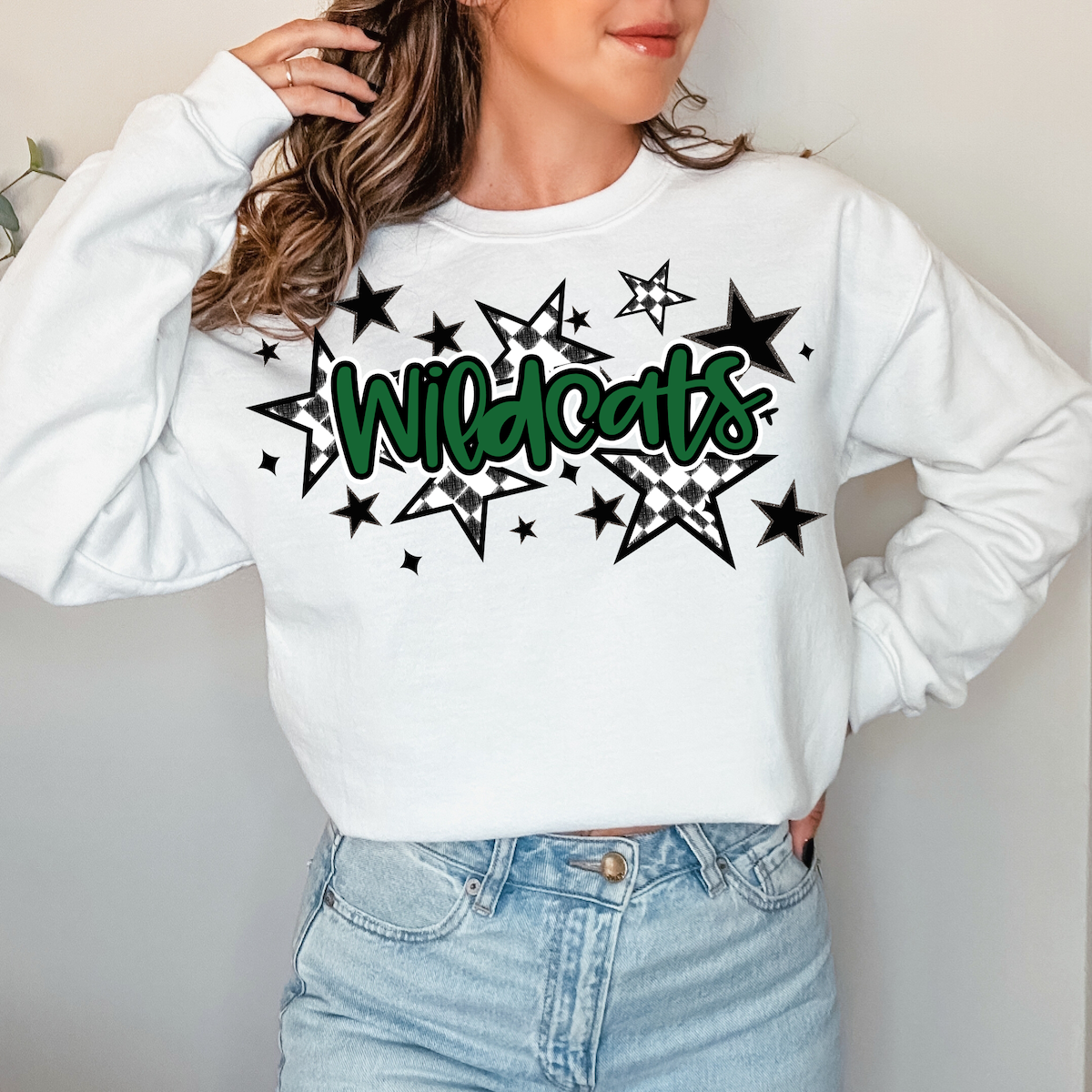Wildcats Retro Star DTF Print