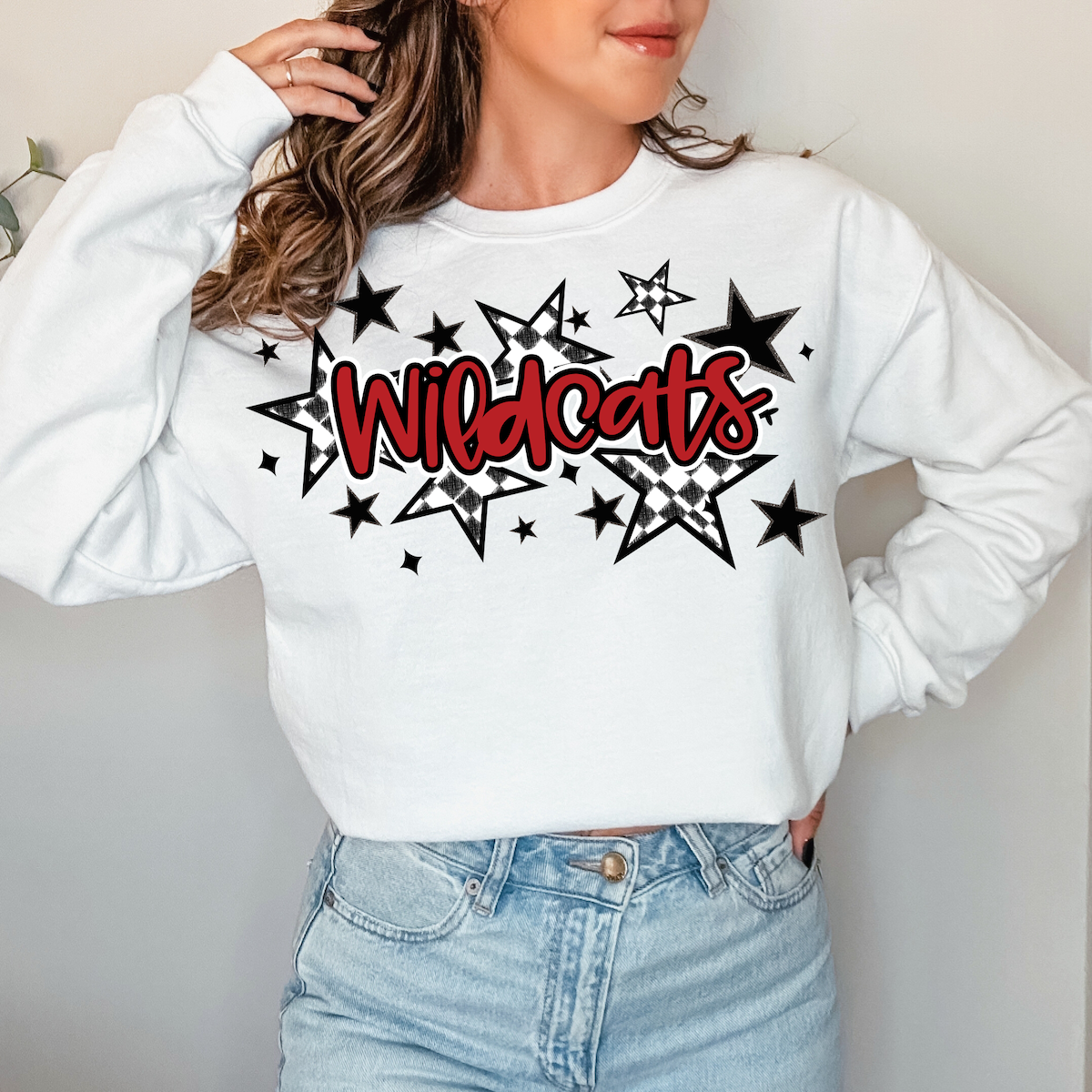 Wildcats Retro Star DTF Print