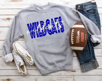 Wildcats Two Tone DTF Print